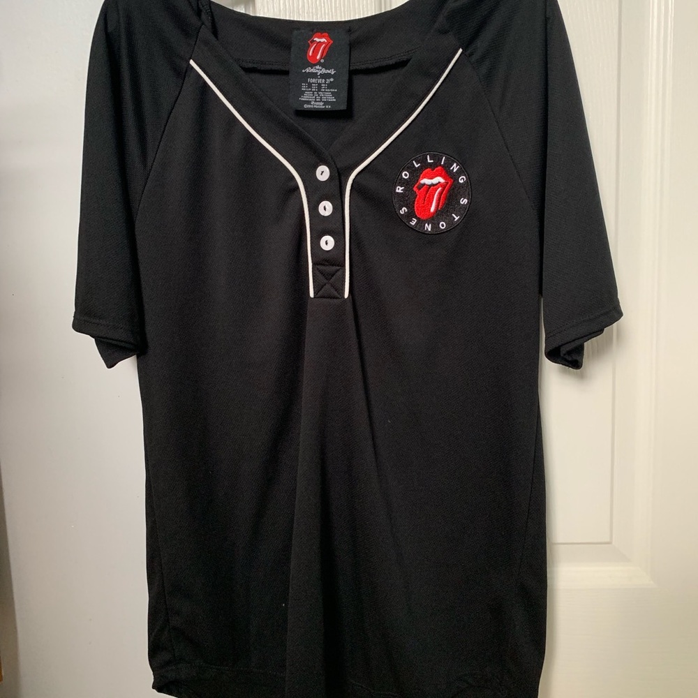Rolling Stones x Forever 21 Baseball Tee